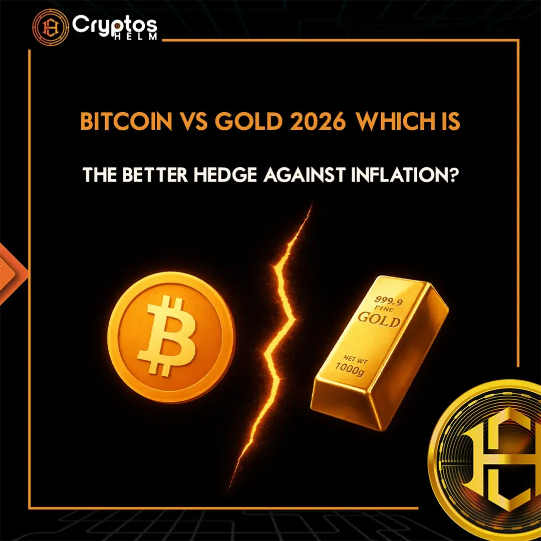 Bitcoin vs Gold 2026 comparison chart for inflation hedging performance