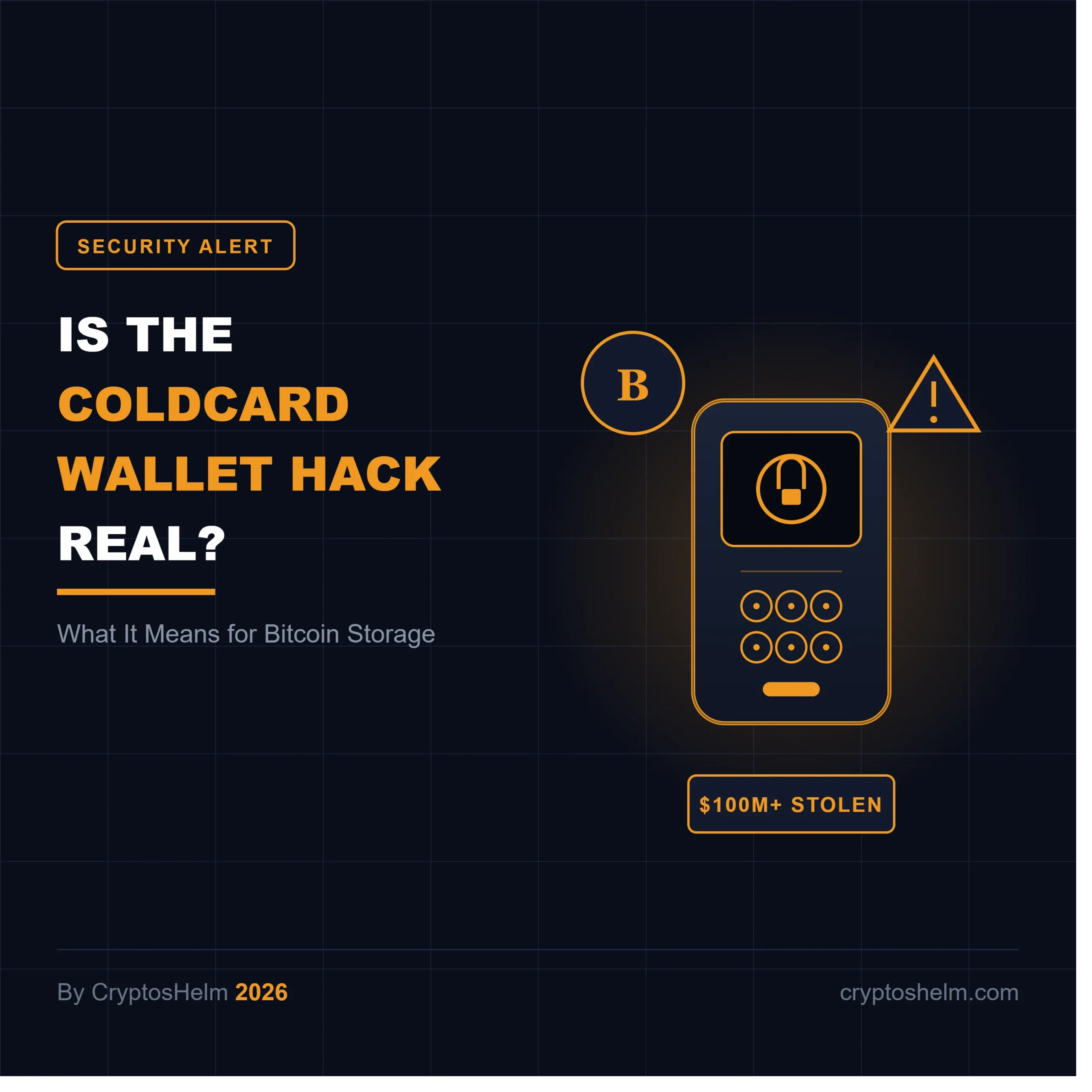 Is the Coldcard Wallet Hack Real